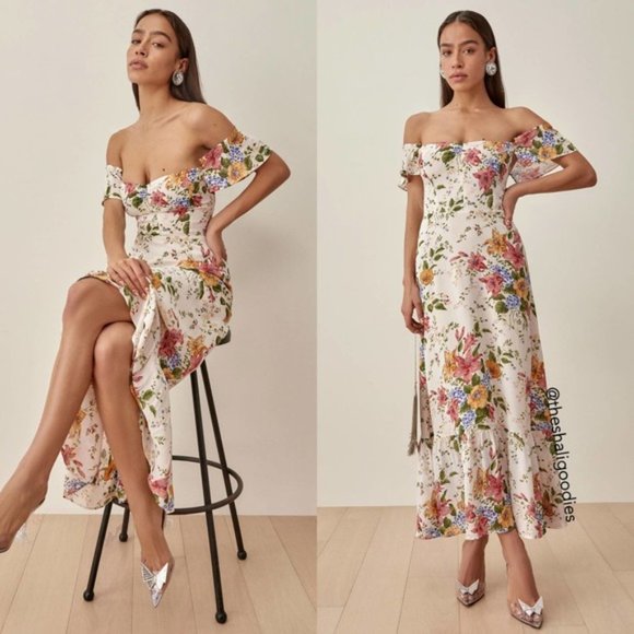 Reformation Dresses & Skirts - Reformation Butterfly Dress in Marie Antoinette